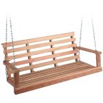 4-5 Ft. Oak Wood  Porch Swing