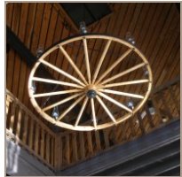 Wagon Wheels, Wagon Wheel Chandelier