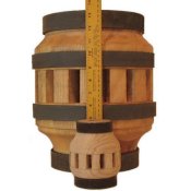 Wood Wagon Wheel Hub