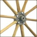 Split Hub Wagon Wheel
