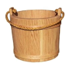 Wood Bucket, Oak Wood