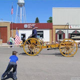 Hope Cannon in first Parade