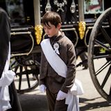 William Polston, 11, of Minneapolis, Minn.,descendant of one of the original pallbearers