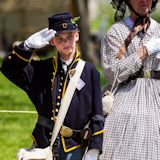 Ian Homeier, of Chatham, Ill., with the 10th Illinois Volunteer Cavalry Regiment