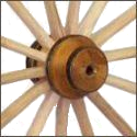 Wood Hub, Wood Wagon Wheel