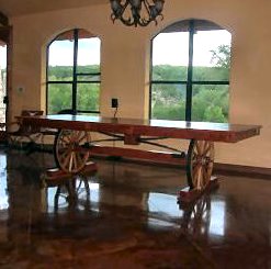 Wagon Wheel Table