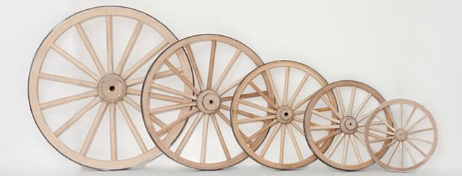 Wood Wagon Wheels