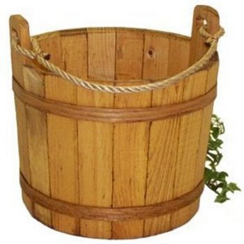 2100 - Large Finished Pine Bucket