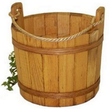 2103 - Medium Finished Pine Bucket