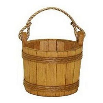 2105 - Small Finished Pine Bucket