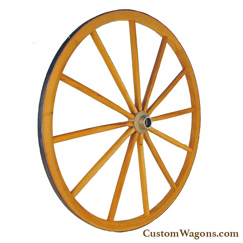 1069 - 24" Wagon Wheels, Solid Aluminum Hub