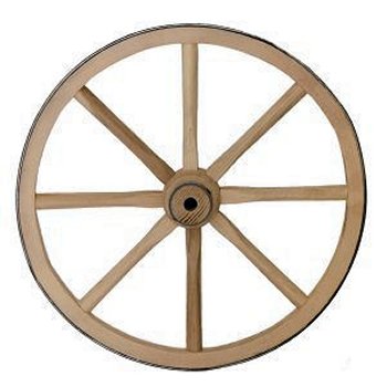 1082 - 16'' Wagon Wheels, Wood Hub