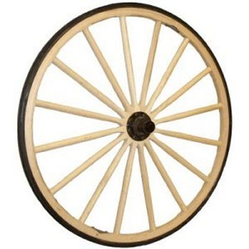 1052 - 40" Wood Buggy-Carriage Wheel