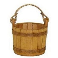 2103 - Medium Finished Pine Bucket