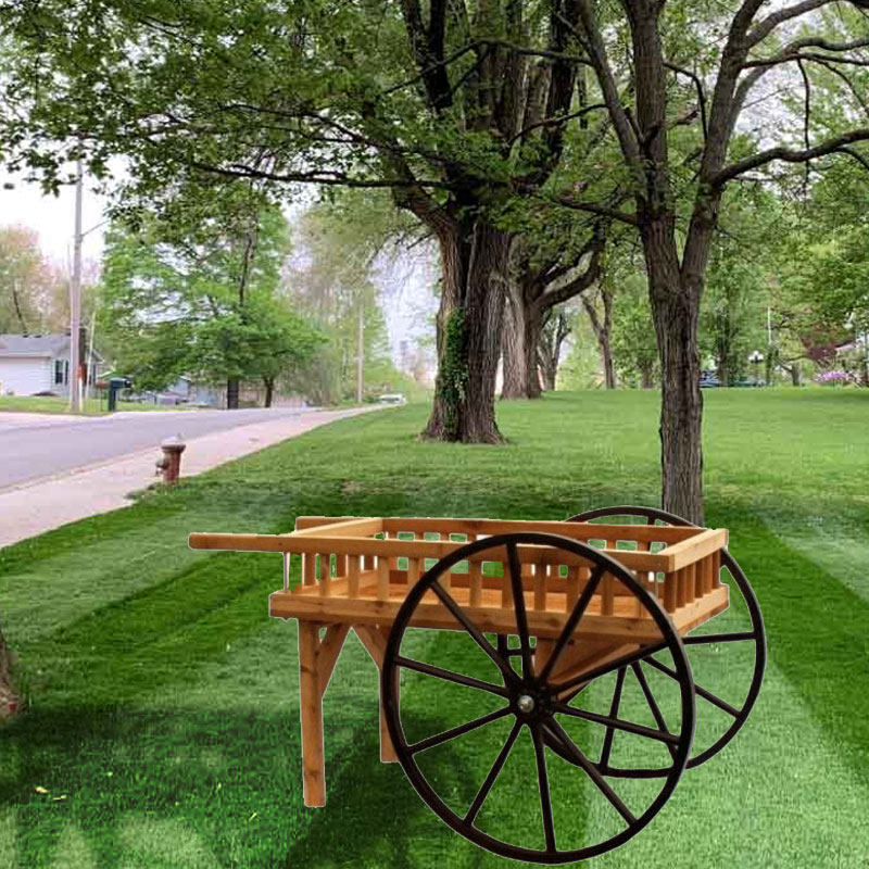 5002 - Uniquely designed Decorative Cedar Peddler Cart