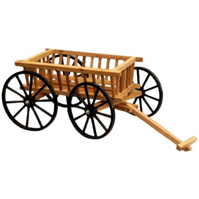 5022 - Corn/Pumpkin Wooden Wagon